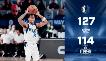  东契奇超神发挥带领独行侠击败勇士